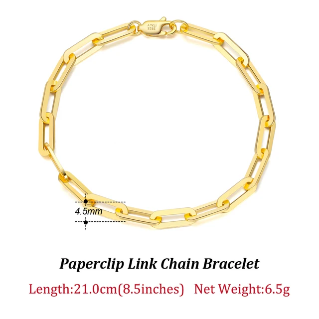 Gold-8.5 in Bracelet