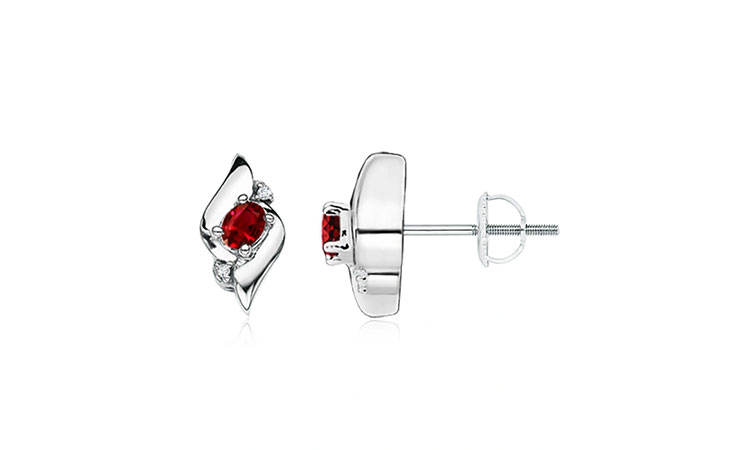 Ruby Earrings