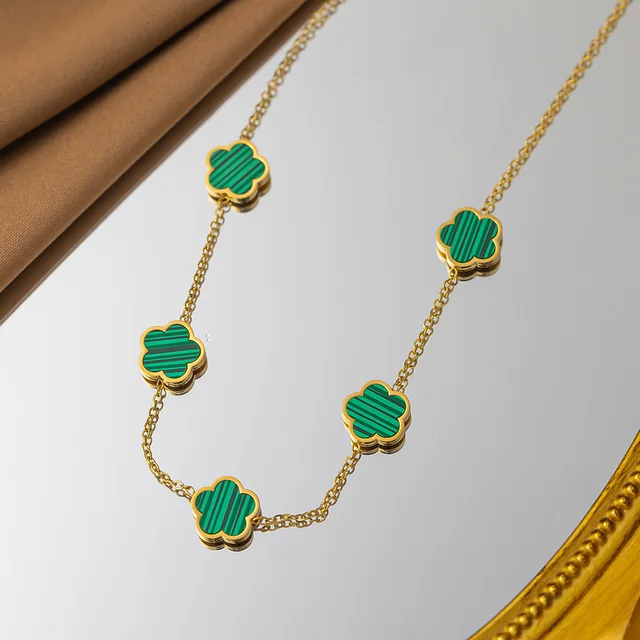 green necklace