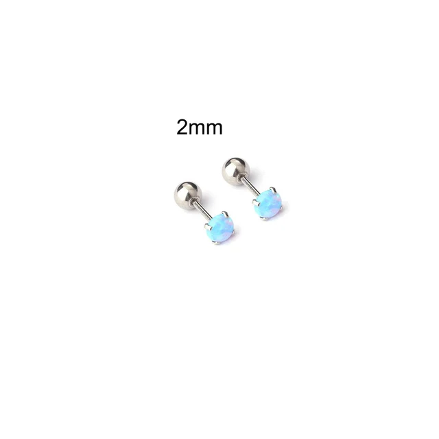 Silver Light Blue2mm