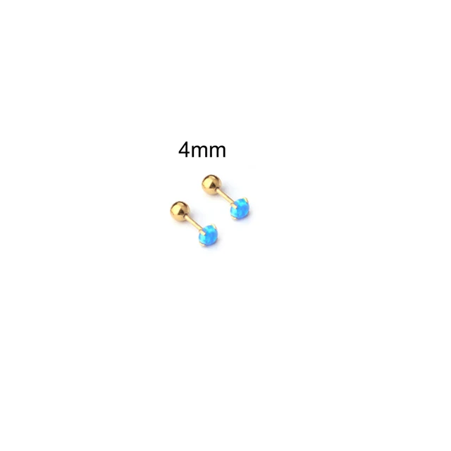 Gold Blue-4mm