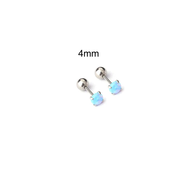 Silver Light Blue4mm